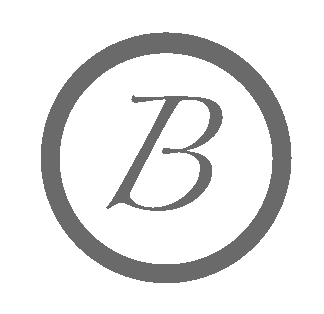B logo